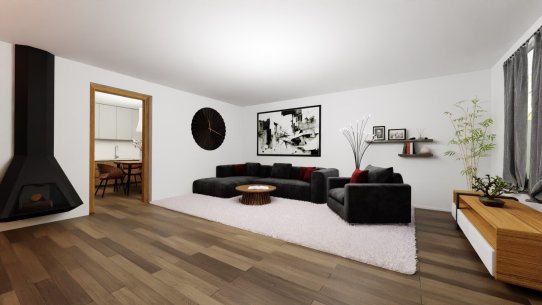 02-Vizualizace-obývací pokoj